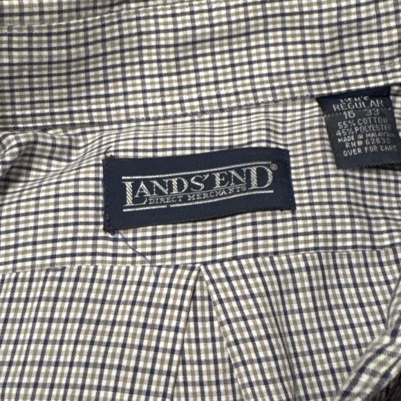 Men's BUNDLE 9-Long Sleeve Button Downs, 1-Sh Sleeve, Sizes M, 15-15.5, 16-16.5 - Picture 11 of 12